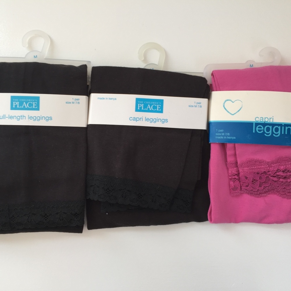 Footless Tights! 3 pairs Medium (7/8)